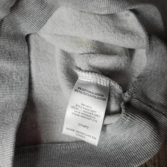 Marvel Spider-Man Fleece Size 2T Pullover Crewneck Sweatshirt Gray Red EUC - Picture 4 of 14